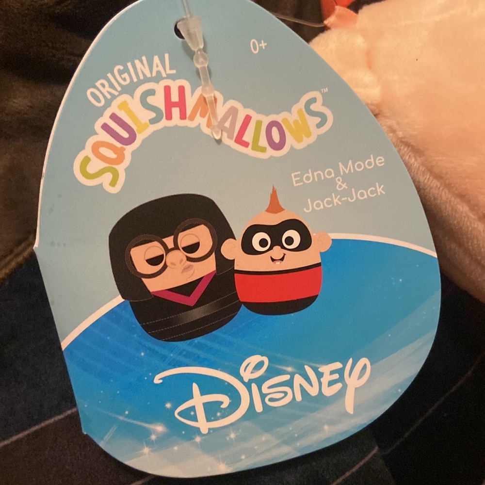NWT 11” Edna Mode & 3” Jack Jack Squishmallow Bundle - Picture 6 of 7